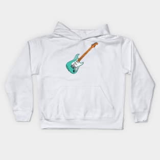 Electric Guitar 2 Kids Hoodie